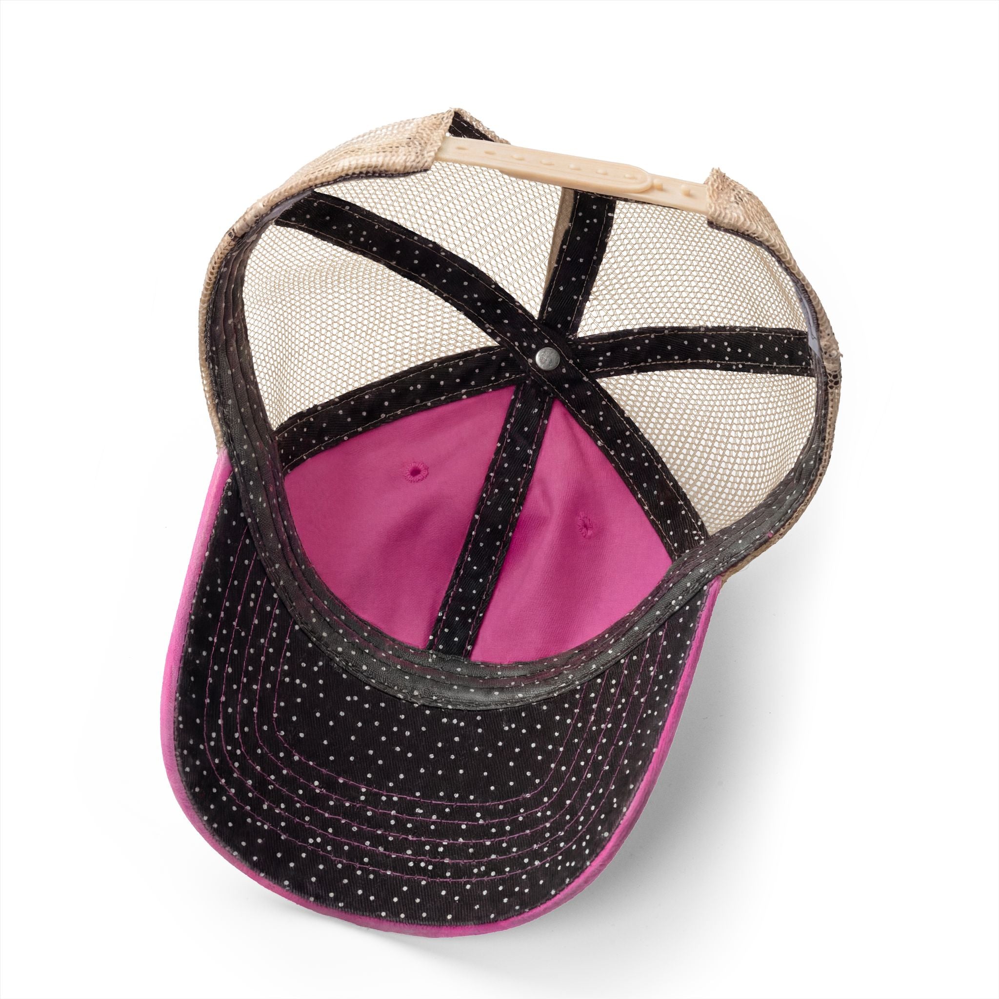 "Delusionally Listed" Women's Washed Mesh-Back Cap