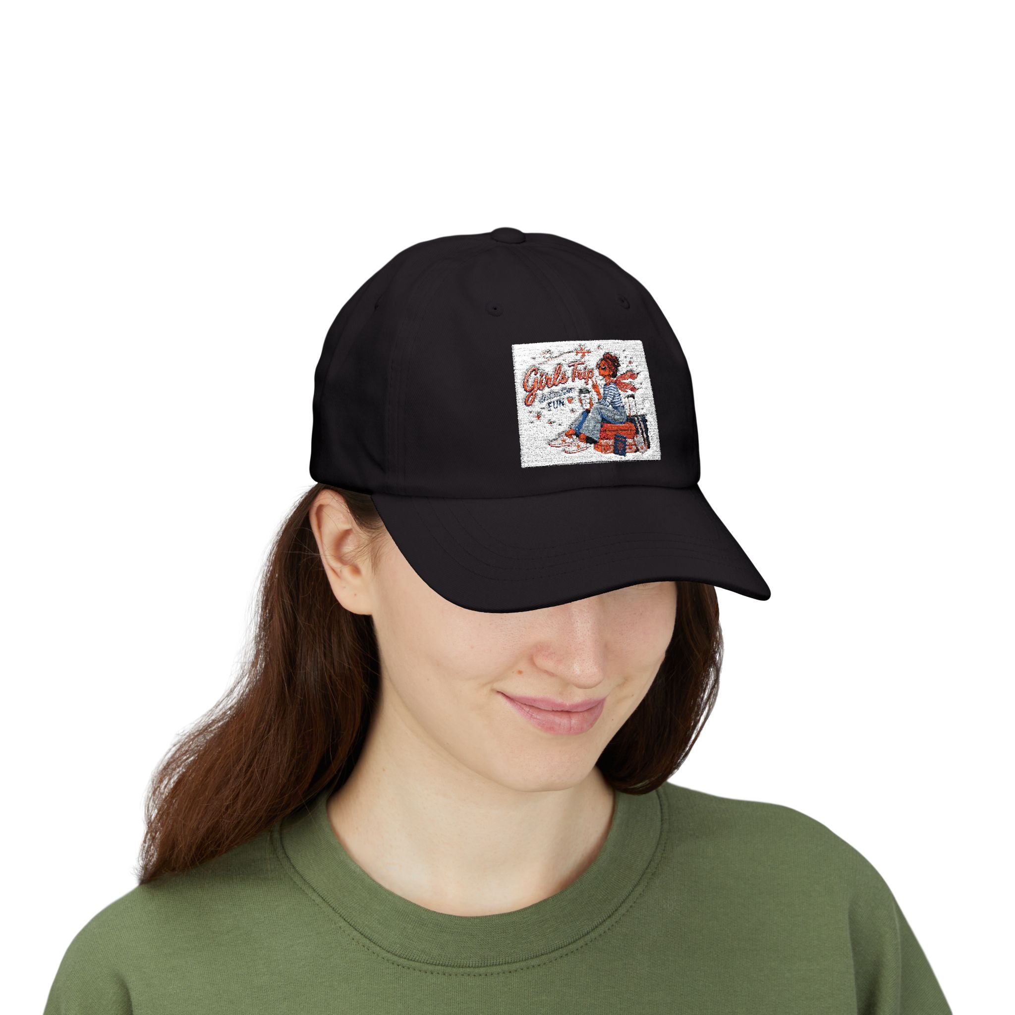 Vintage Girls' Trip Embroidered Baseball Cap