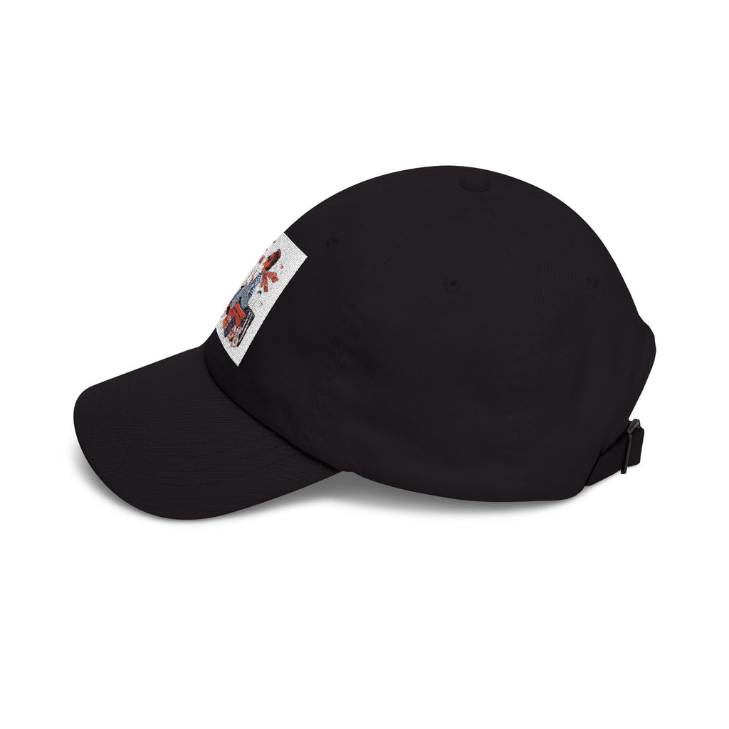 Vintage Travel Girl Embroidered Dad Cap