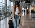 "If Lost, Return to First Class" Hat - Black