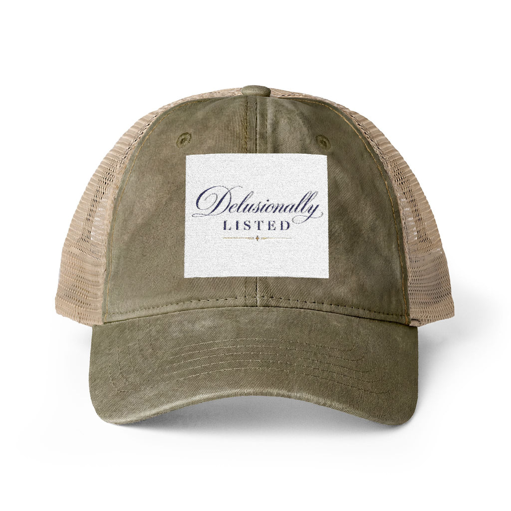 Women's Washed Mesh-Back Cap