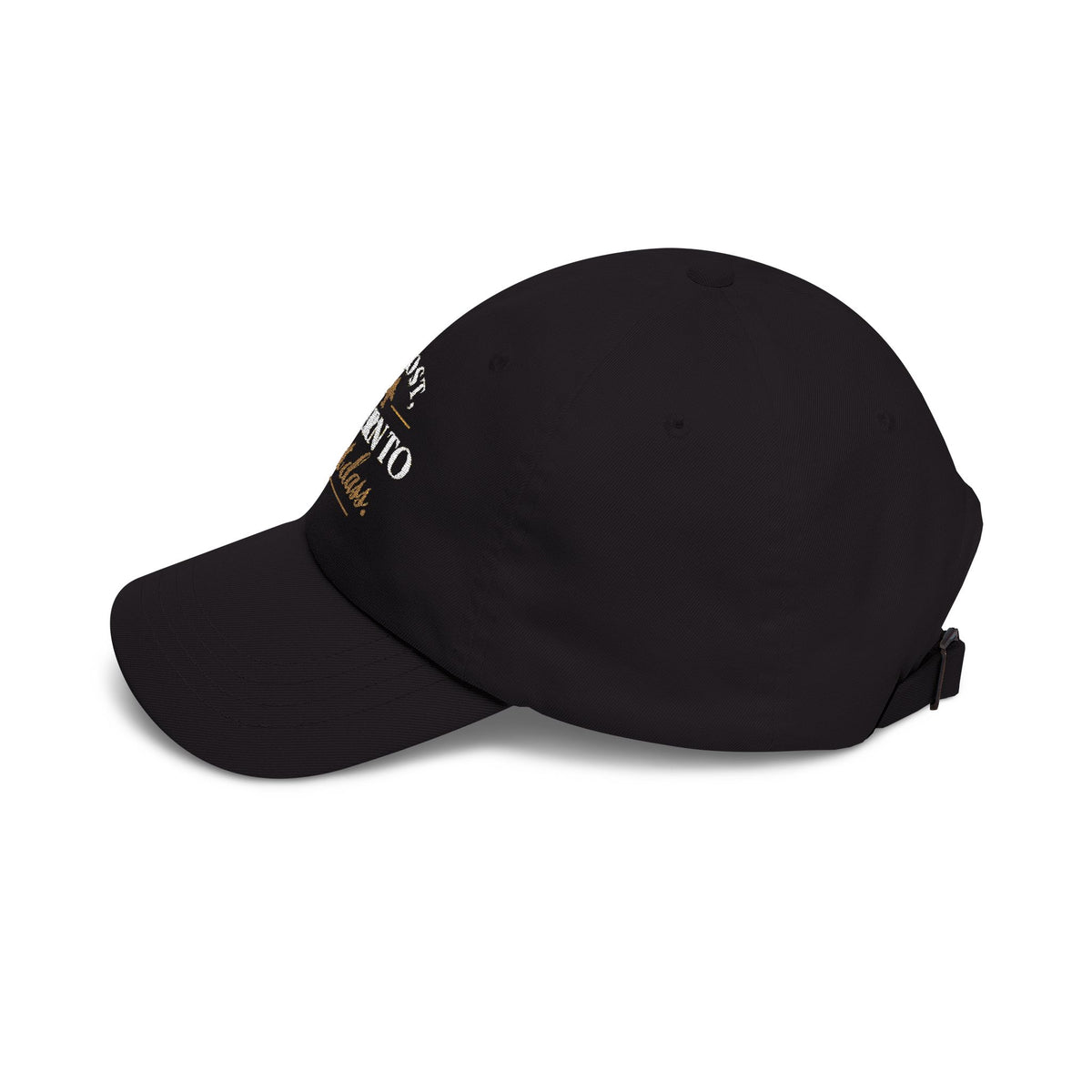 "If Lost, Return to First Class" Hat - Black