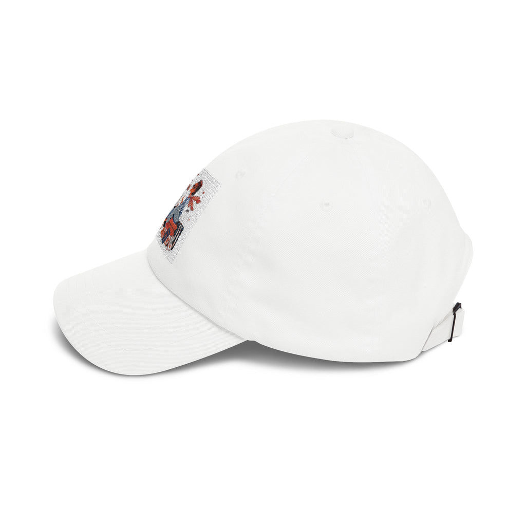 Vintage Travel Girl Embroidered Dad Cap