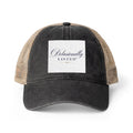 "Delusionally Listed" Women's Washed Mesh-Back Cap