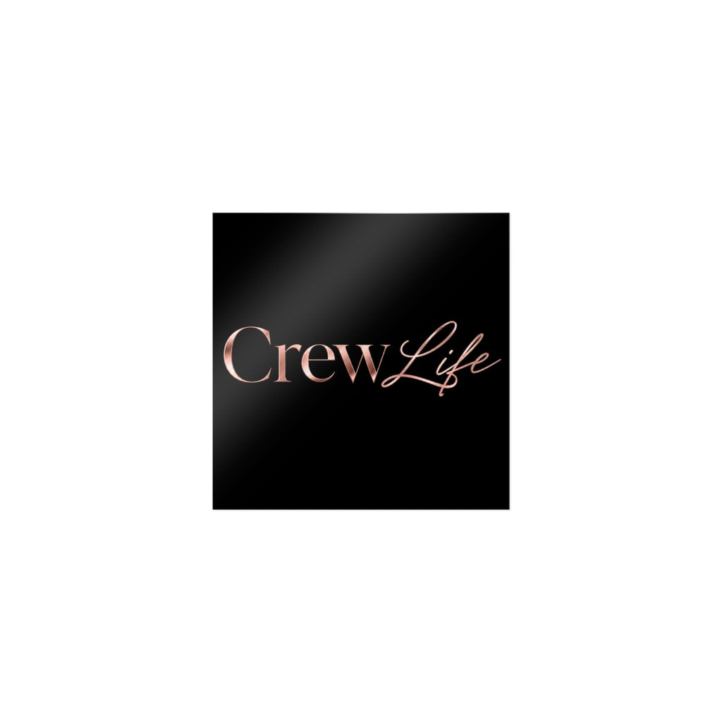 Classy Crew Life Die-Cut Stickers, (DTF)